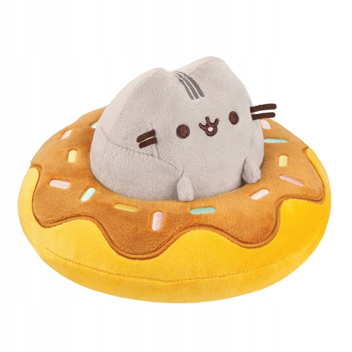 PUSHEEN in a CHOCOLATE DONUT maskotka 21X13cm SWEET