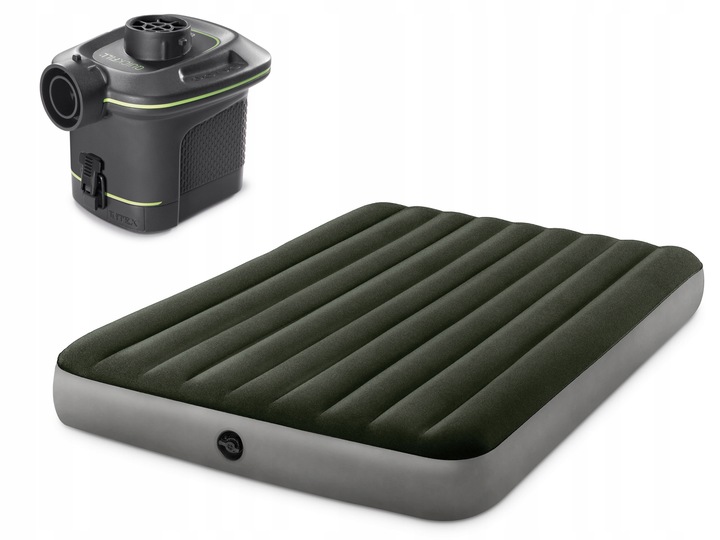 MATERAC DMUCHANY WELUROWY Z POMPKĄ INTEX 64779