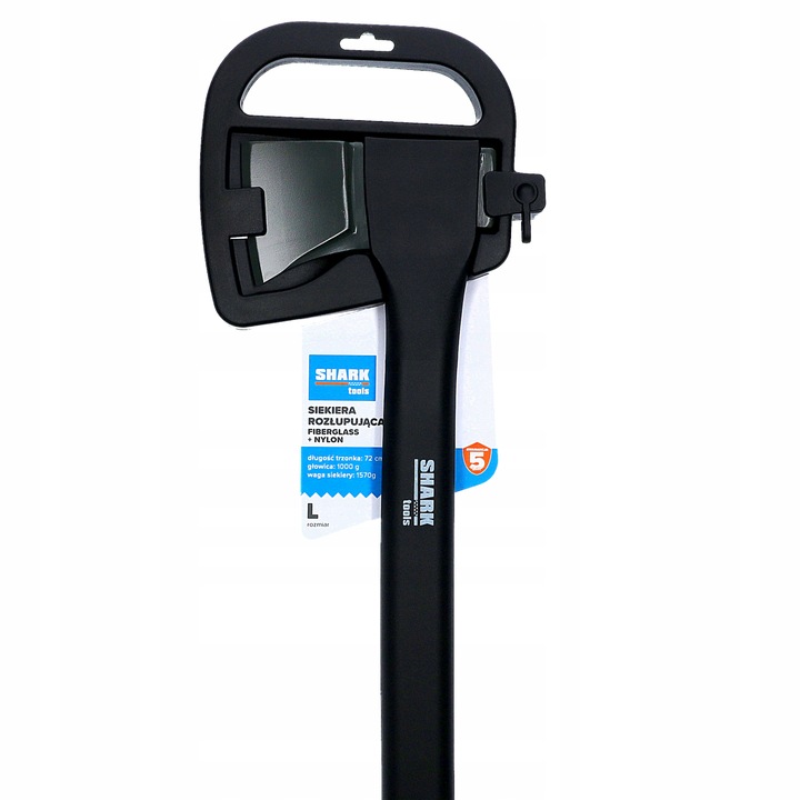 SIEKIERA rozłupująca do łupania do drewna OSTRZE L 72cm 1,57kg z OSTRZAŁKĄ
