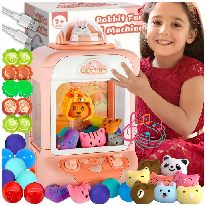 AUTOMAT MASZYNA GRA ZRĘCZNOŚCIOWA INTERAKTYWNA DLA DZIECI ZABAWKA PREZENT