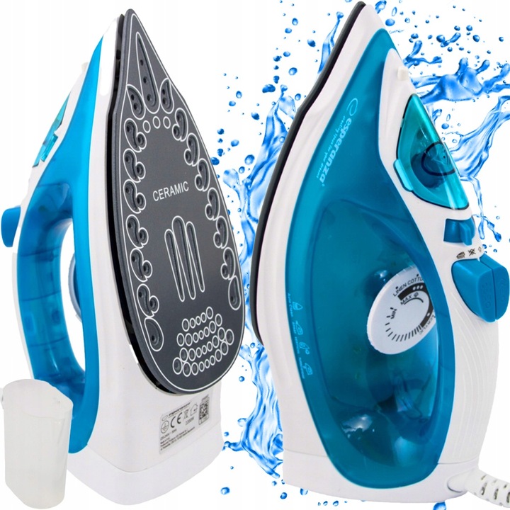 ŻELAZKO PAROWE CERAMICZNE SAMOCZYSZCZĄCE MOCNE