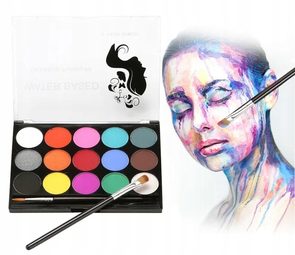 ZESTAW FARB DO MALOWANIA TWARZY CIAŁA BUZI DLA DZIECI