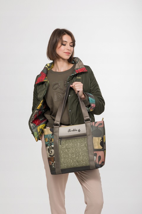 Anekke duża torebka do ręki na ramię Brelok torebki Muse Amphora shopperka