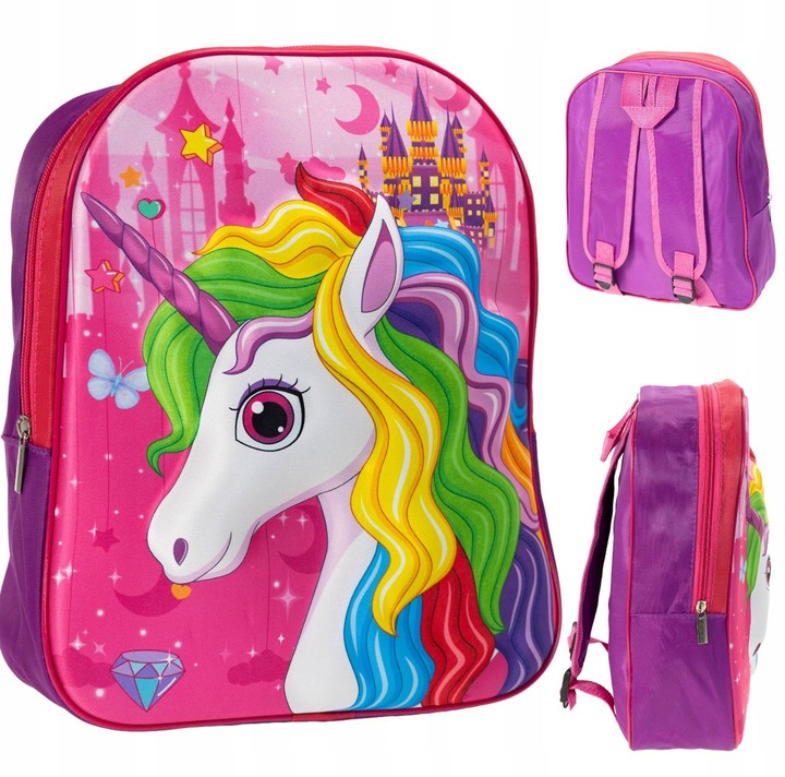 PLECAK PRZEDSZKOLNY DLA DZIEWCZYNKI TORNISTER JEDNOROŻEC DLA PRZEDSZKOLA