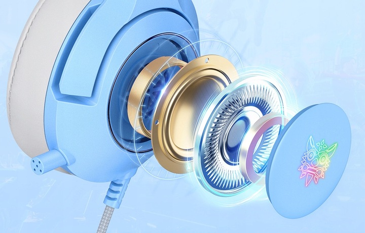 ONIKUMA GAMINGOWE SŁUCHAWKI PRZEWODOWE NAUSZNE K9 Z KOCIMI USZAMI 2,2M