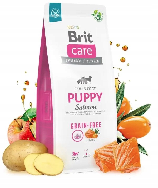 BRIT CARE Dog Grain-free Puppy Salmon 12kg