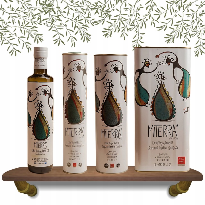 OLIWA Z OLIWEK EXTRA VIRGIN 1L MITERRA, Z GRECJI, TŁOCZONA NA ZIMNO