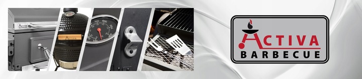 ACTIVA GRILL WĘGLOWY OGRODOWY BECZKA Z RUSZTEM ŻELIWNYM I POKROWCEM