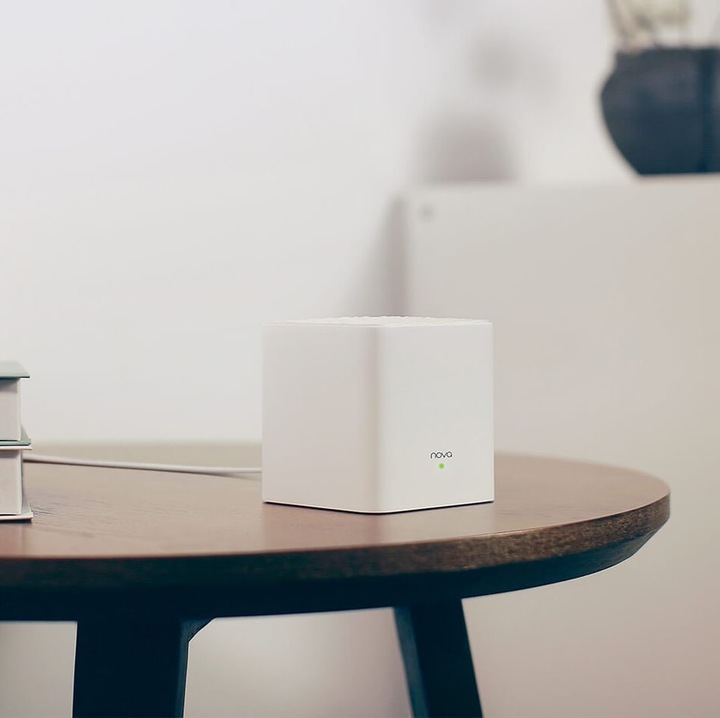 Zestaw WiFi Mesh Tenda Nova MW3 3-pack 2.4Ghz 5GHz AC1200 pokrycie 300 m2