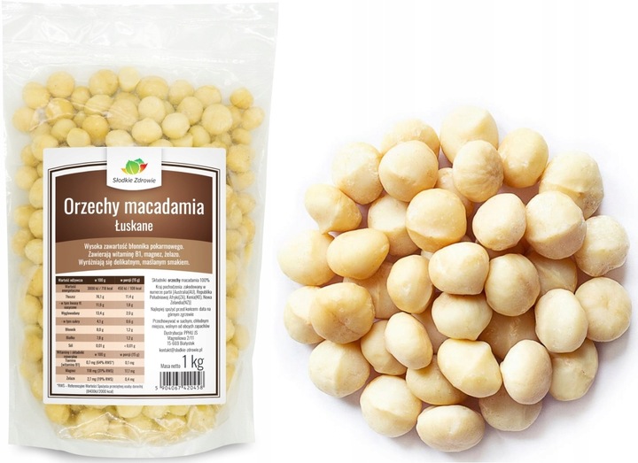 Orzechy MACADAMIA MAKADAMIA śweże 1kg