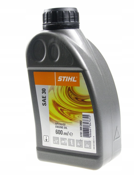 OLEJ DO KOSIARKI STIHL SILNIKOWY 0,6L SAE 30 API SJ/CF ORYGINALNY !