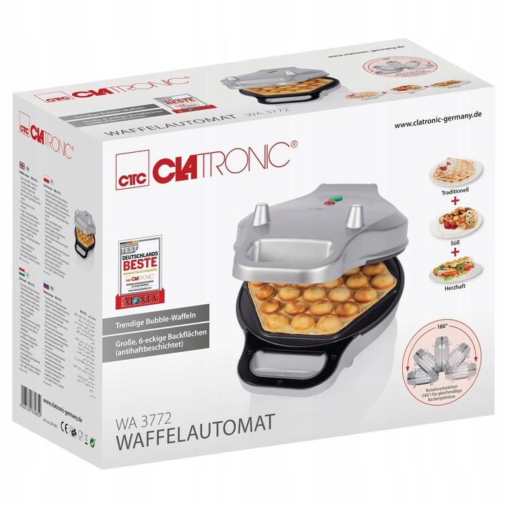 GOFROWNICA PYSZNE GOFRY BĄBELKOWE EGG BUBBLE MAKER