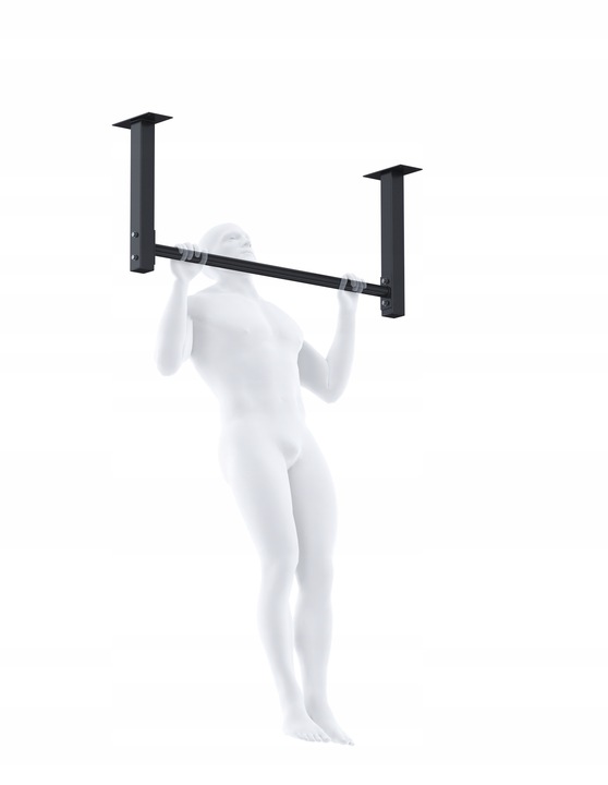 DRĄŻEK DO PODCIĄGANIA szeroki 120cm ŚCIANA / SUFIT