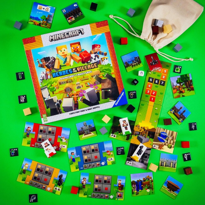 Gra planszowa RAVENSBURGER Minecraft Uratuj wioskę