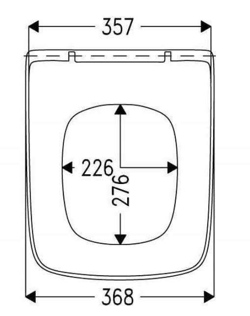 DESKA do KOŁO NOVA PRO ZAM. M30116 WOLNOOPADAJĄCA SOLIDNA NIEMIECKA