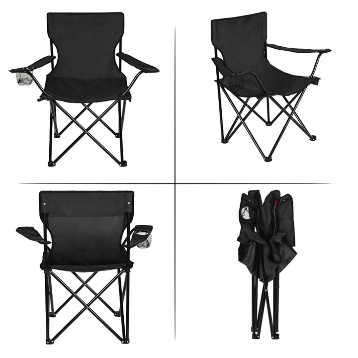 KRZESŁO KEMPINGOWE LEKKIE SKŁADANE KRZESŁO WĘDKARSKIE DLA PLAŻOWE WĘDRÓWKI