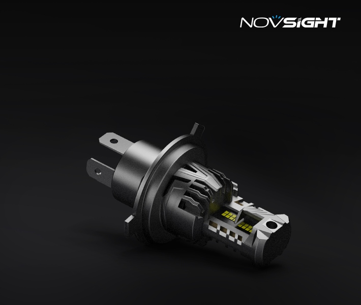 ŻARÓWKI LED H4 +700% BARDZO MOCNE BIAŁE 6500K 1:1 CANBUS