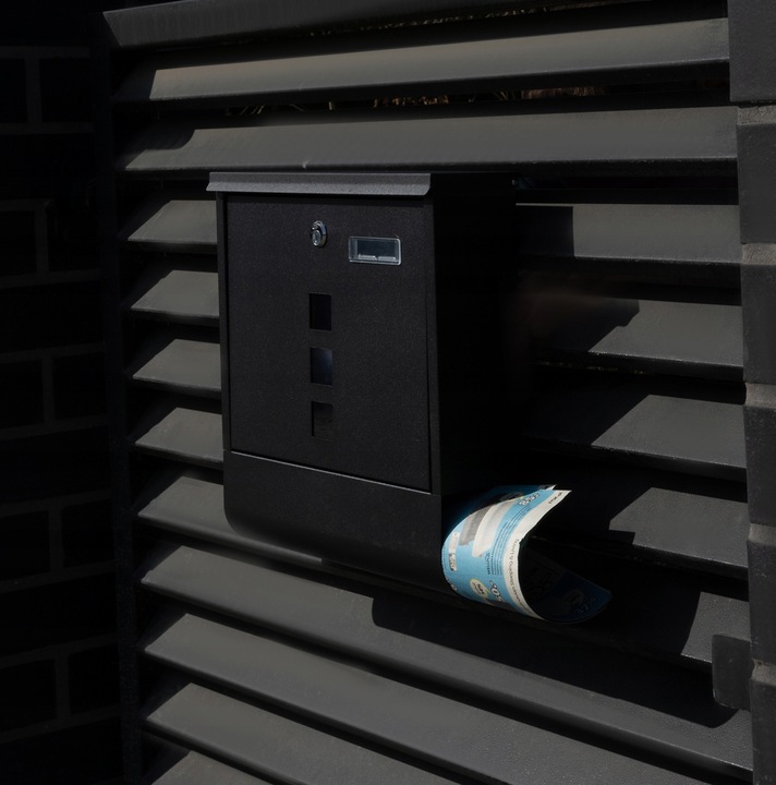 Skrzynka na Listy Pocztę Pocztowa Gazety Duża A4 Listowa do Domu