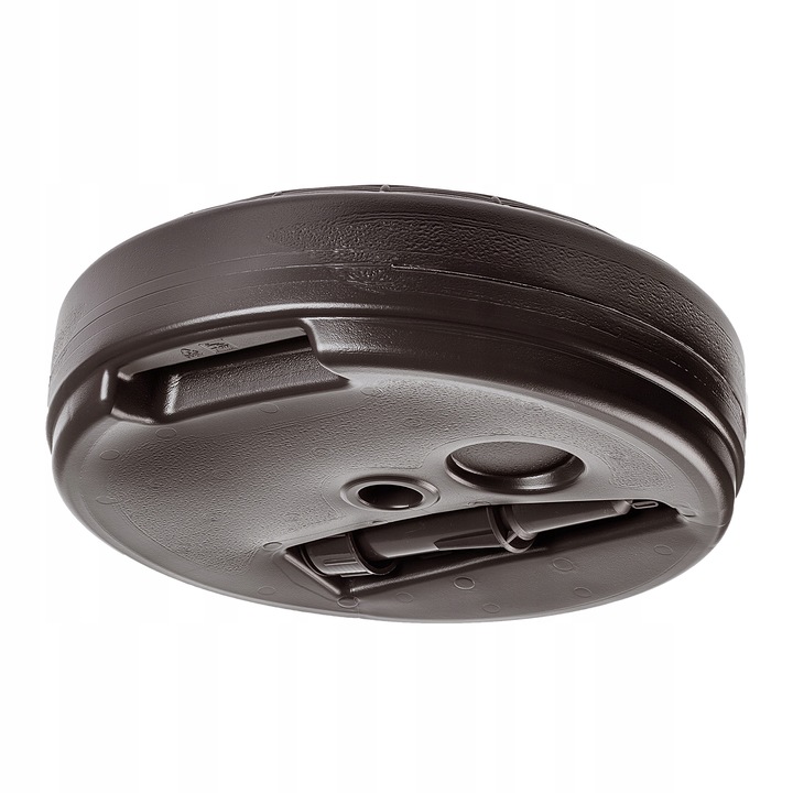 PODSTAWA PARASOLA STOJAK POD PARASOL OGRODOWY OKRĄGŁY 39cm OBCIĄŻNIK BRĄZ