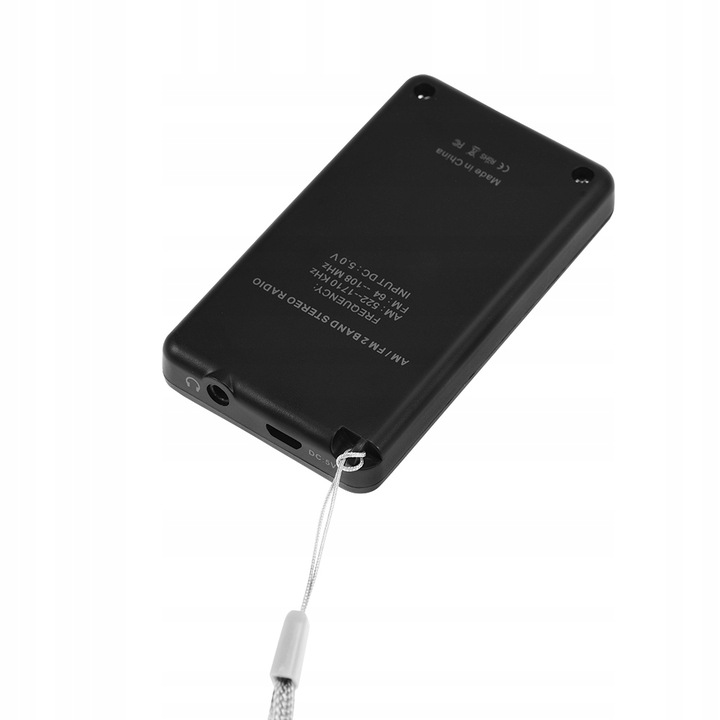 Kieszonkowe radio ze słuchawkami