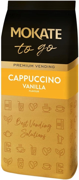 Napój Kawowy Kawa Cappuccino Waniliowe 1KG Puszysta Pianka Vending Mokate