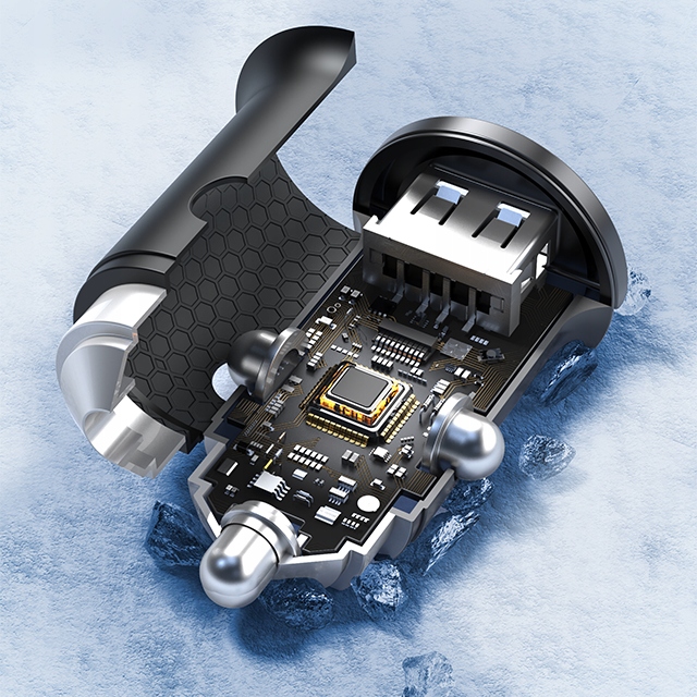 ŁADOWARKA W GNIAZDO ZAPALNICZKI 20W MOCNA PD QC USB-A USB-C / KABEL TYP C