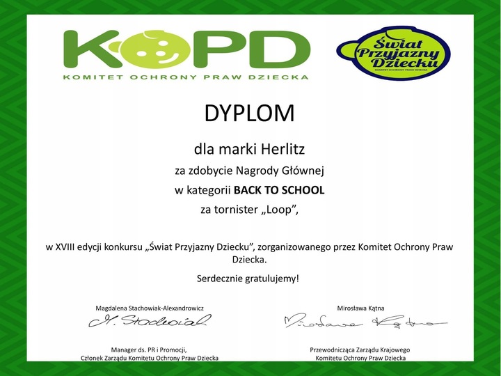 Zestaw tornister plecak szkolny Loop Plus Green Rex dinozaur 6-9lat HERLITZ