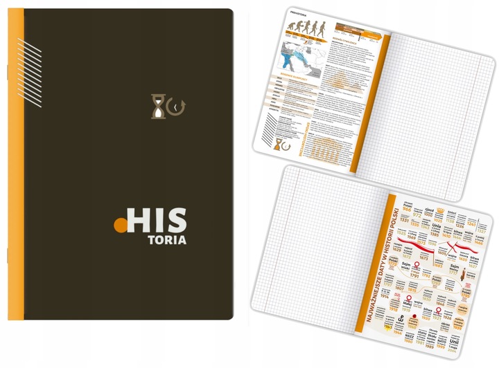 KOMPLET 6 ZESZYTÓW ZE ŚCIĄGĄ KLASA 5-6 A5/60K ŚCIĄGA KOLOROWA 60 KARTEK