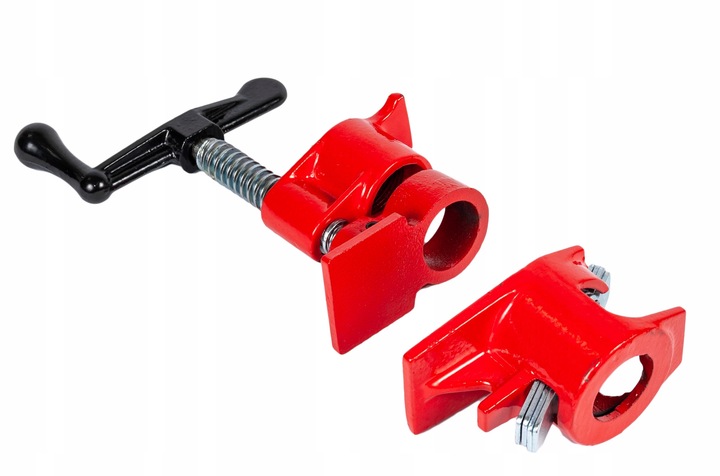 4x ŚCISK STOLARSKI RUROWY BEZKOŃCOWY NA RURĘ 3/4" ZACISK MONTAŻOWY IMADŁO