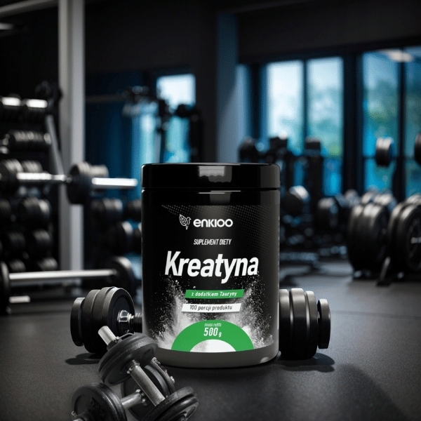 KREATYNA Monohydrat z dodatkiem TAURYNY 500g + Shaker