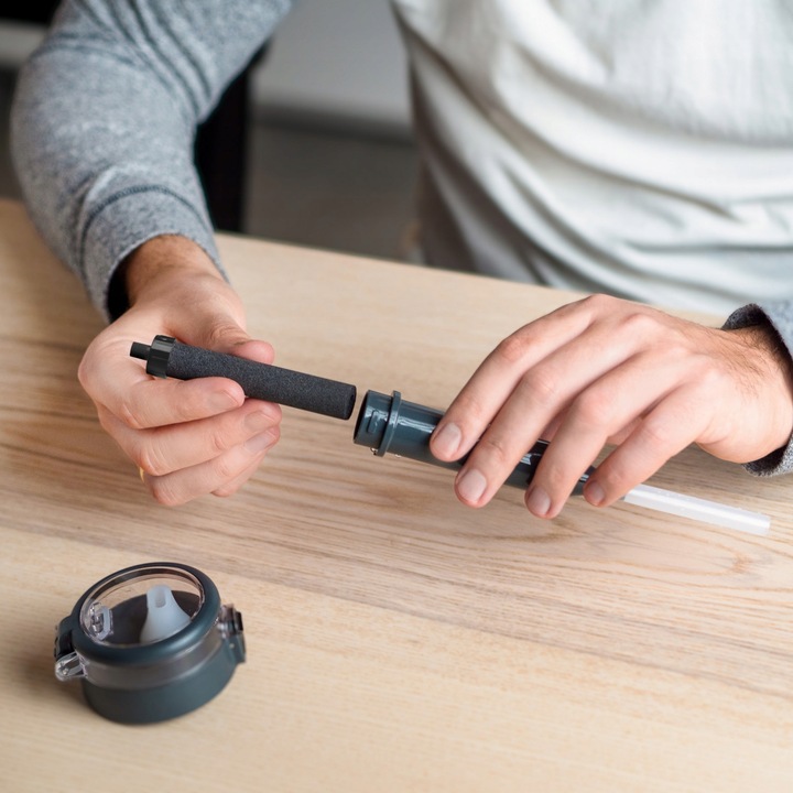 Butelka filtrująca Wessper ActiveMax Clarti 0,68l grafitowa + 1x Filtr