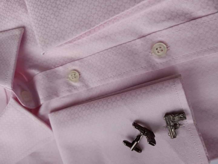 Spinki do mankietów Mały Tytanowy Pistolet