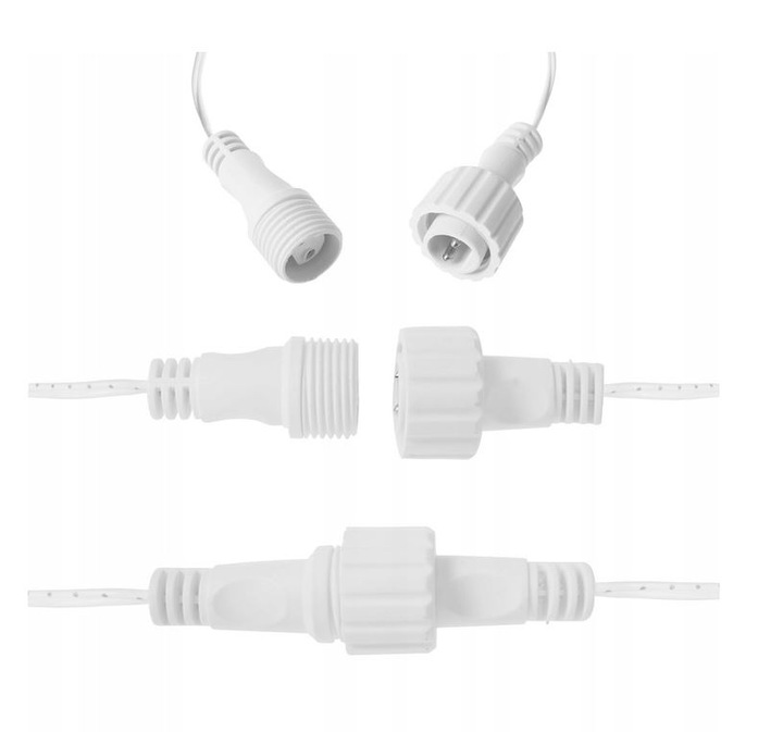 SOPLE 500 LED KURTYNA LAMPKI ZEWNĘTRZNE Białe Zimnee 24m Lampki Girlanda