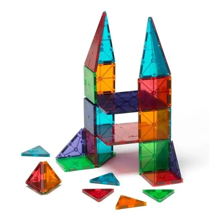 MAGNA TILES Klocki Magnetyczne Konstrukcyjne Classic 100 elementów