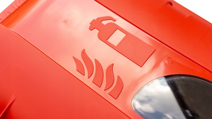 SKRZYNKA pojemnik szafka NA GAŚNICĘ DAKEN STRIKE