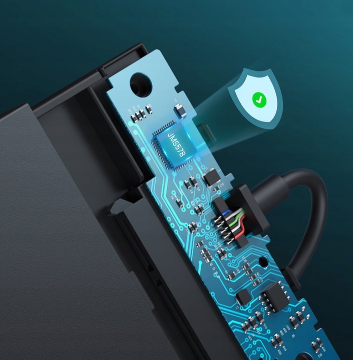 UGREEN OBUDOWA KIESZEŃ NA DYSK 2,5 HDD SSD 5Gbps ZE ZŁĄCZEM USB 3.2 Gen 1
