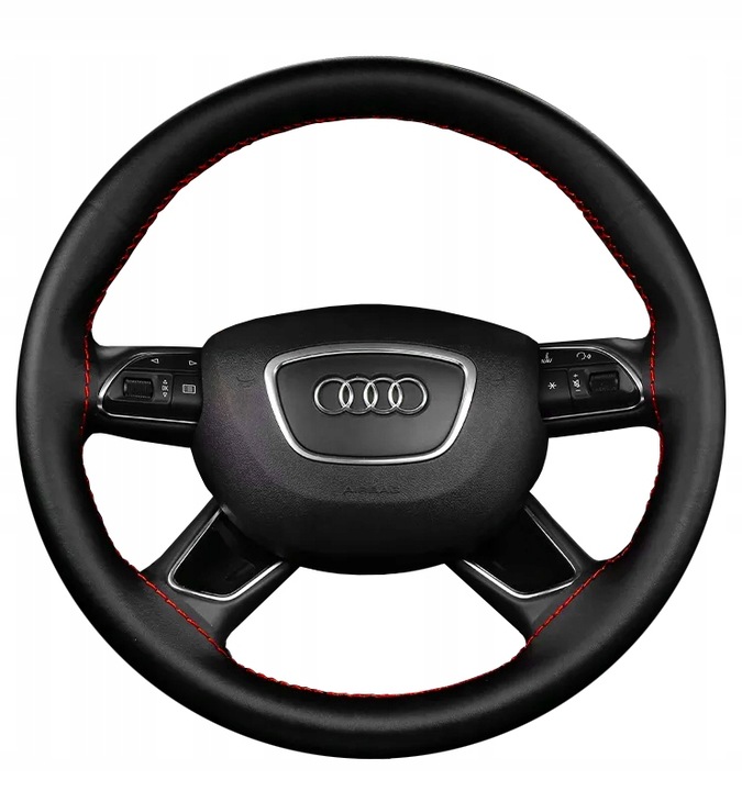 SKÓRZANY POKROWIEC na kierownice SKÓRA nakładka OCHRONNA ZE SKRÓRY OBSZYCIE