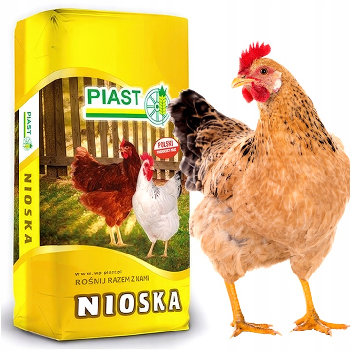 PASZA KARMA DLA KUR NIOSEK WITAMINY PEŁNOPORCJOWA Piast GRANULAT KARMA 25KG