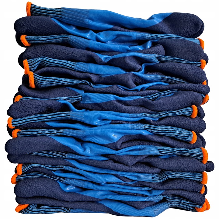 12 PAR Rękawice Robocze Wodoodporne Ochronne BHP Latex Arhem Water Foam 9-L