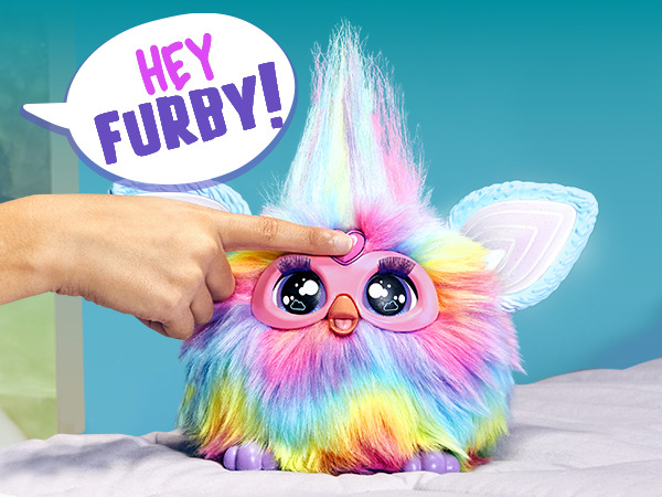 Hasbro FURBY 2.0. Interaktywna Maskotka Tęczowa PL F8900