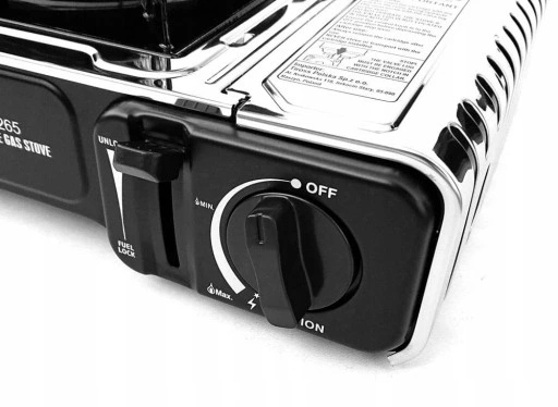 Kuchenka turystyczna +GAZ x 4 szt. TS-265 PIKNIK KAMPING PLENER