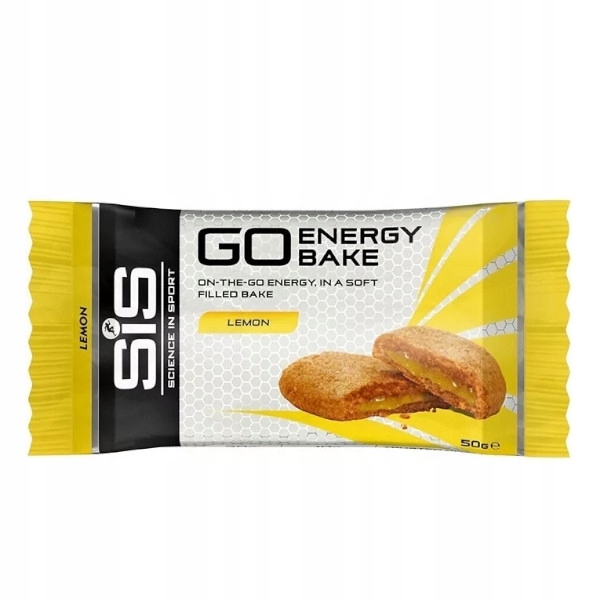 SIS GO ENERGY BAKE WĘGLOWODANY SIS CIASTKO ENERGETYCZNE 12x50g | Cytryna