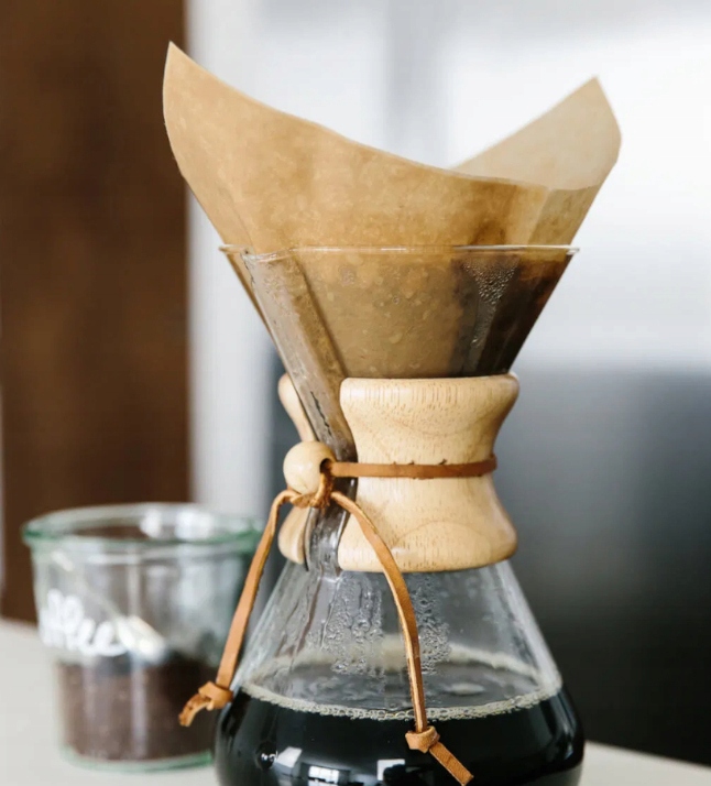 Filtry papierowe Kwadratowe do kawy Chemex 6,8,10 TZ - 100szt Brązowe