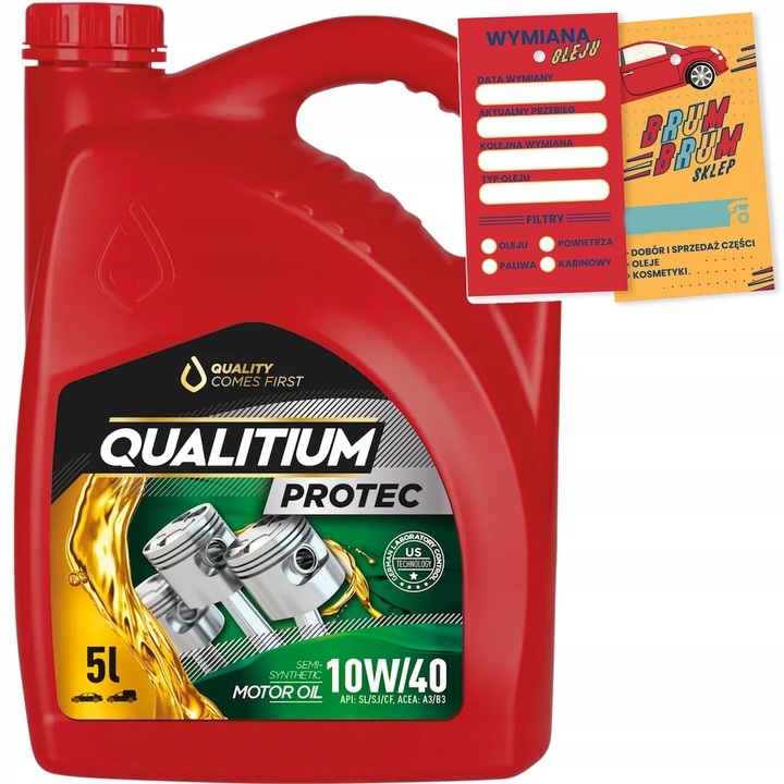 OLEJ QUALITIUM PROTEC 10W40 5L SL/SJ/CF A3/B3 VW505.00