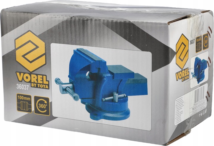IMADŁO ŚLUSARSKIE OBROTOWE 100MM VOREL ŻELIWNE