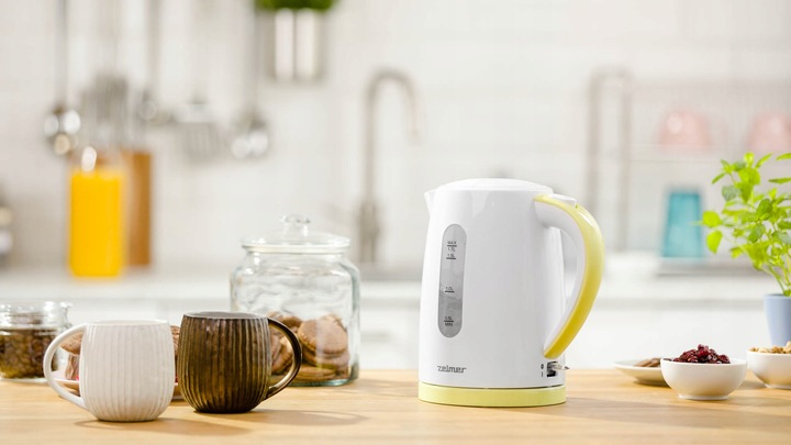 Czajnik Klasyczny BEZPRZEWODOWY Duży ZELMER ZCK7616L 2200W 1,7L LIME