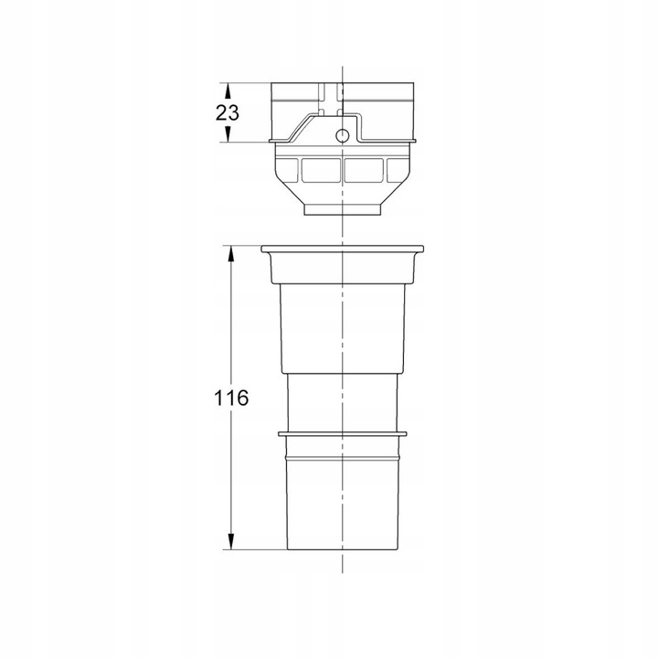 Adapter do spłuczki podtynkowej Grohe 42333000