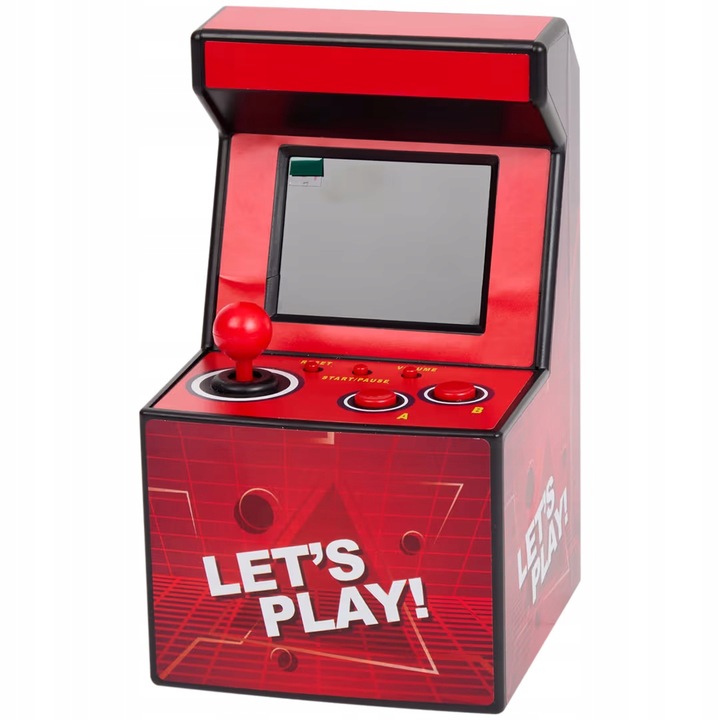 MINI AUTOMAT Z GRAMI W STYLU RETRO GRA DLA DZIECI ZABAWKA 200 GIER PREZENT