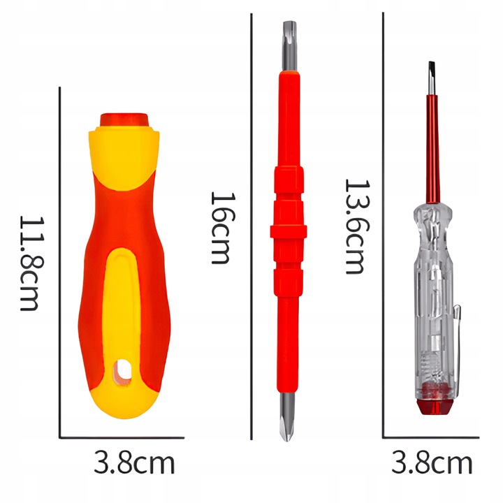 PROFESJONALNY ZESTAW ŚRUBOKRĘTÓW DLA ELEKTRYKA 29 ELEMENTÓW HOLDX