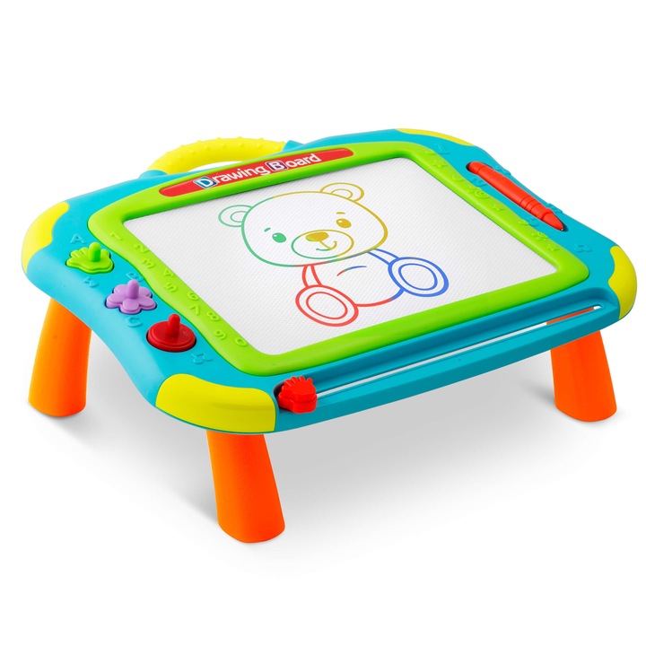 ZNIKOPIS TABLICA MAGNETYCZNA STOLIK DO RYSOWANIA DLA DZIECI RICOKIDS